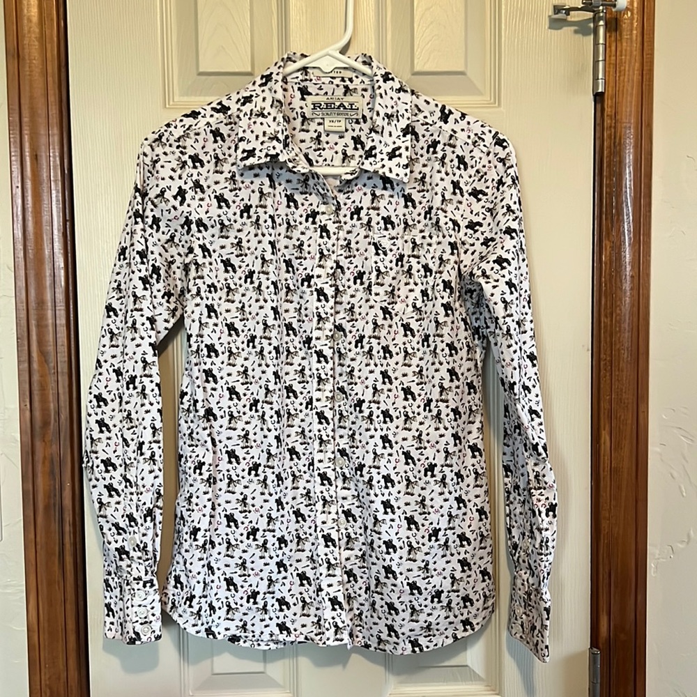 ARIAT REAL fitted button up- Size XS